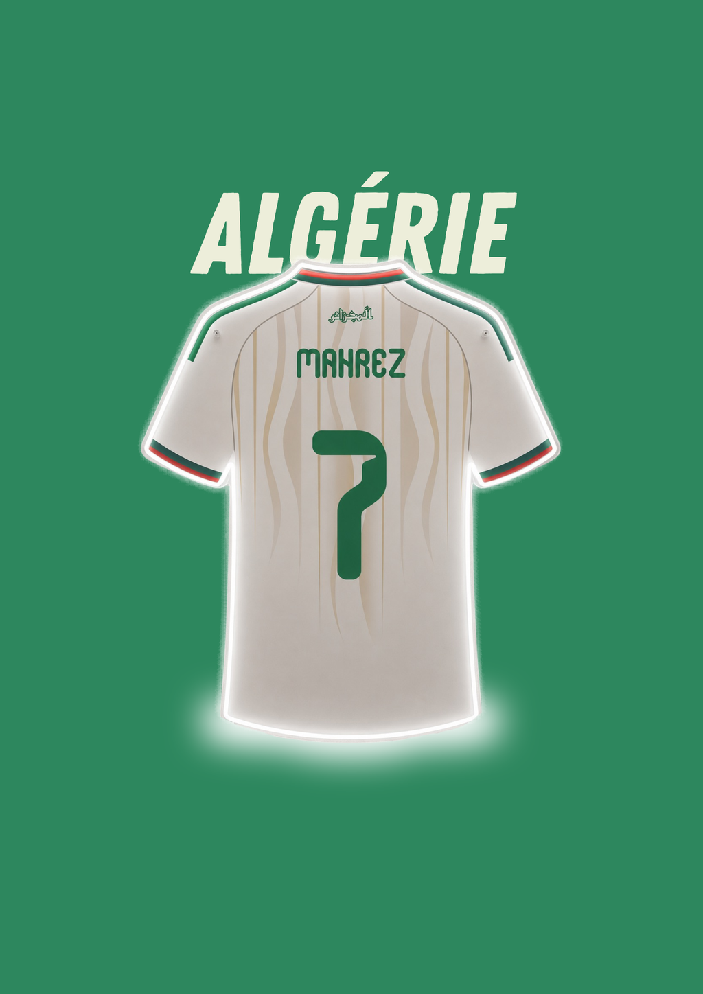 Néon Maillot de football Coupe du monde