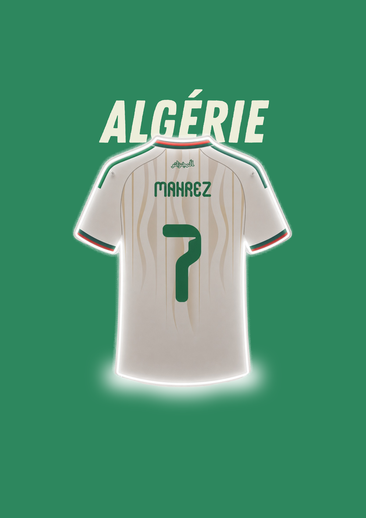 Néon Maillot de football Coupe du monde