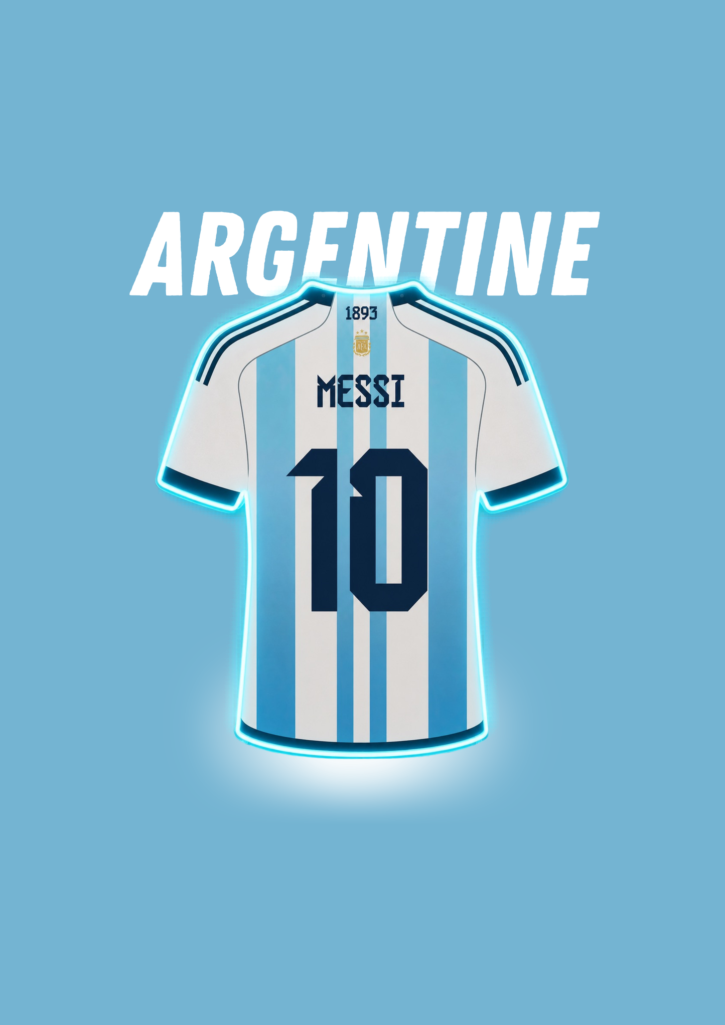 Néon Maillot de football Coupe du monde
