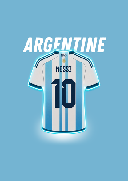 Néon Maillot de football Coupe du monde