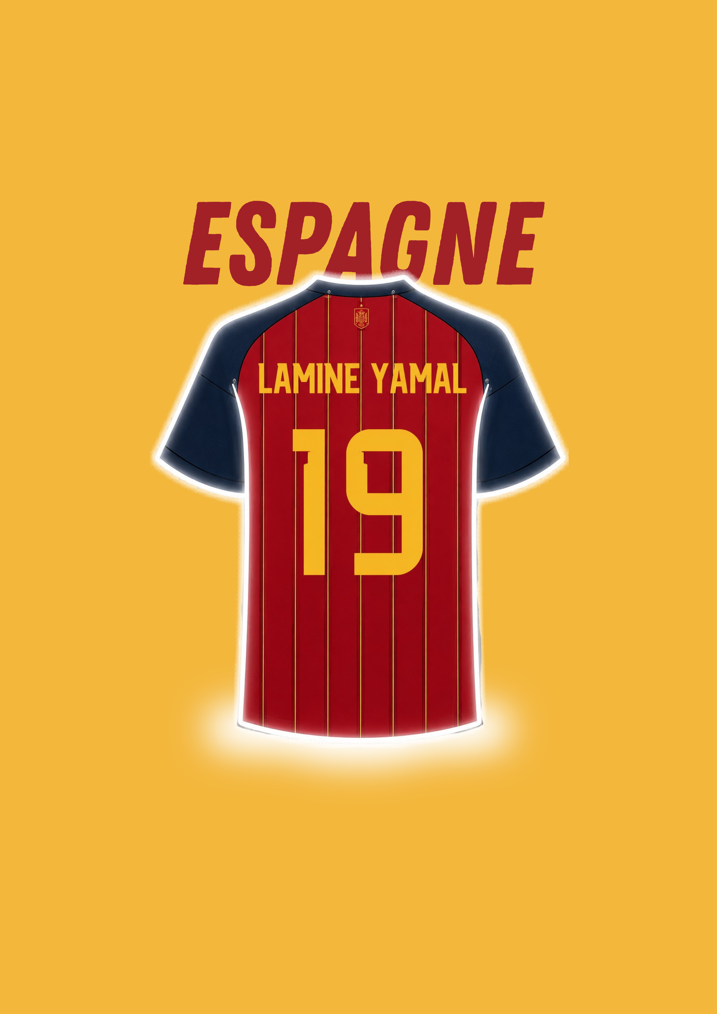 Néon Maillot de football Coupe du monde