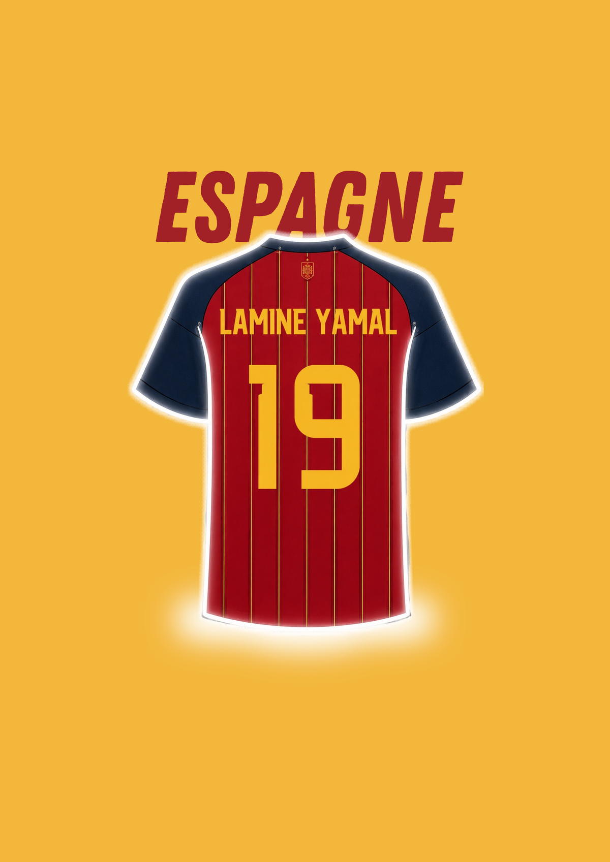 Néon Maillot de football Coupe du monde