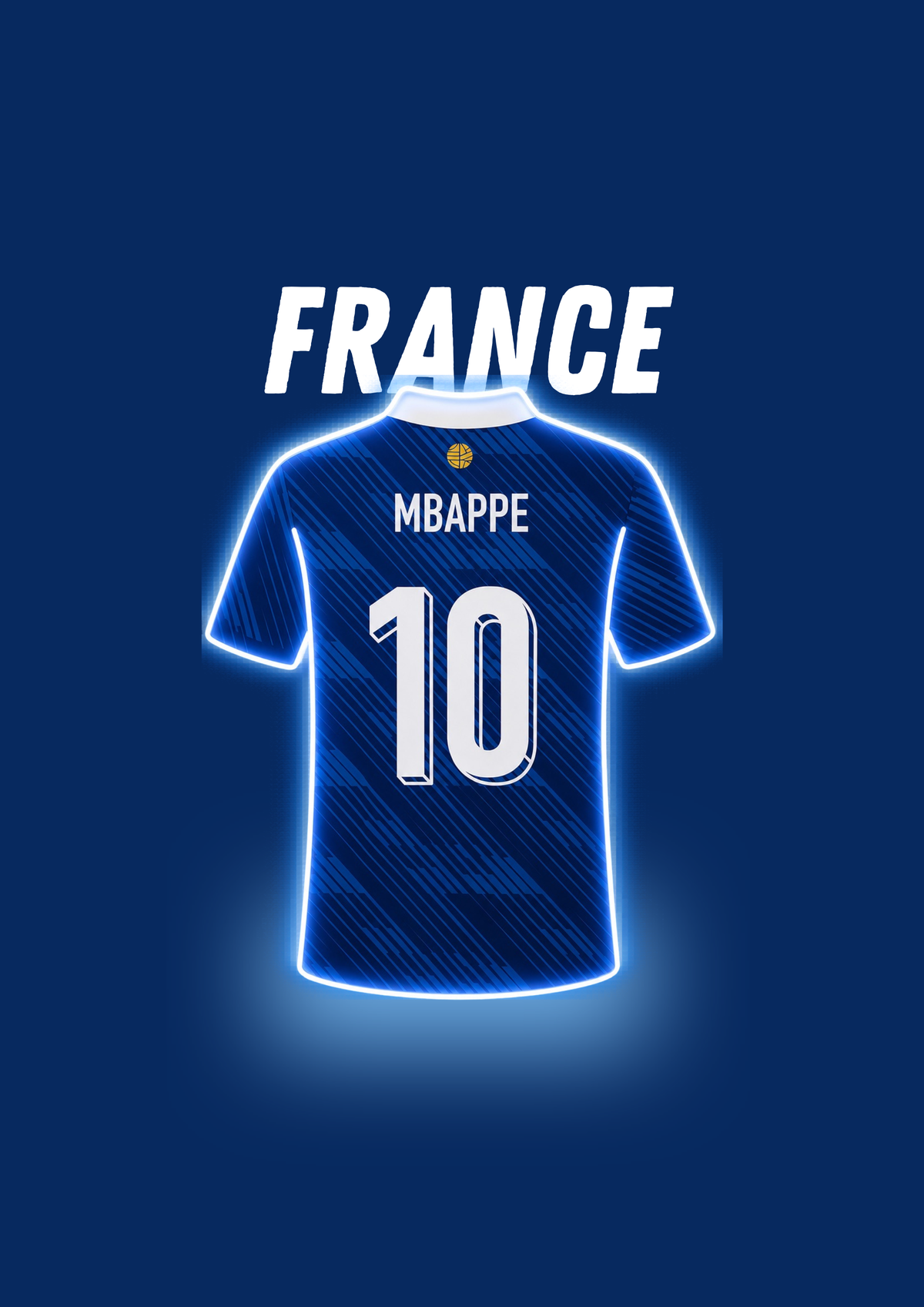 Néon Maillot de football Coupe du monde