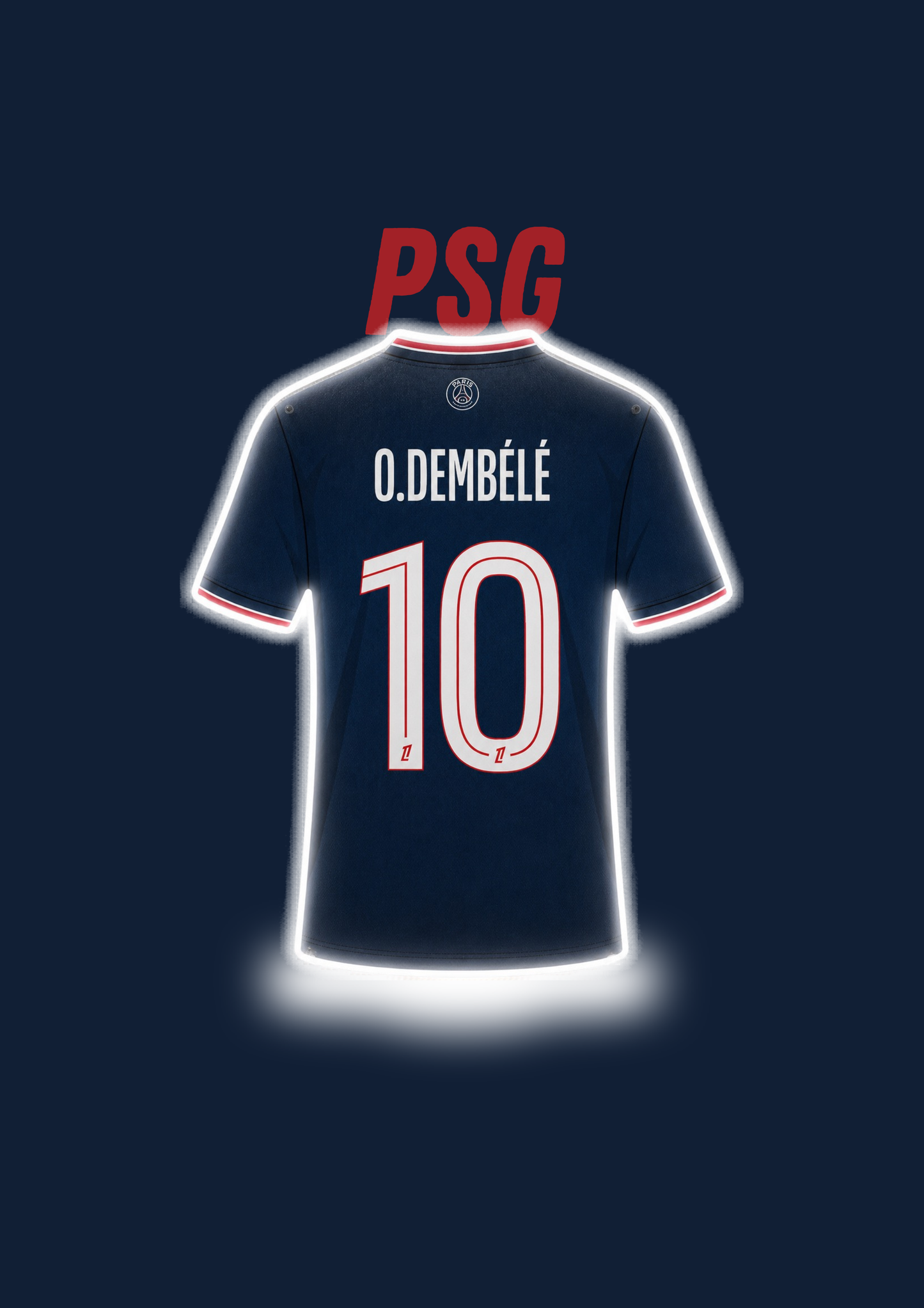 Néon led Maillot Paris SG