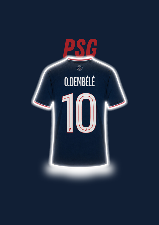 Néon led Maillot Paris SG
