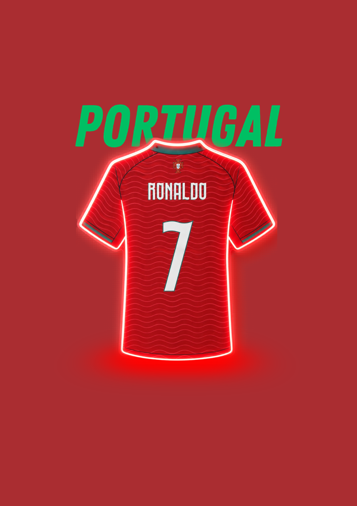Néon Maillot de football Coupe du monde